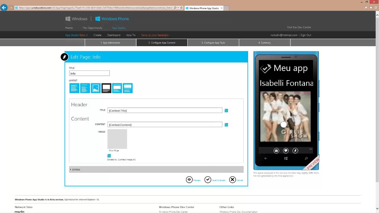 Como criar um aplicativo no windows phone app studio 1