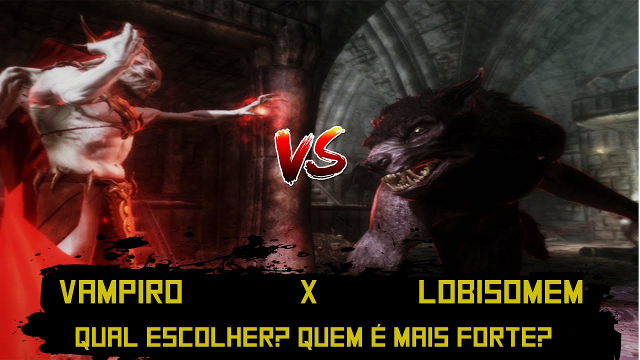 Como virar lobisomem ou vampiro em skyrim 1