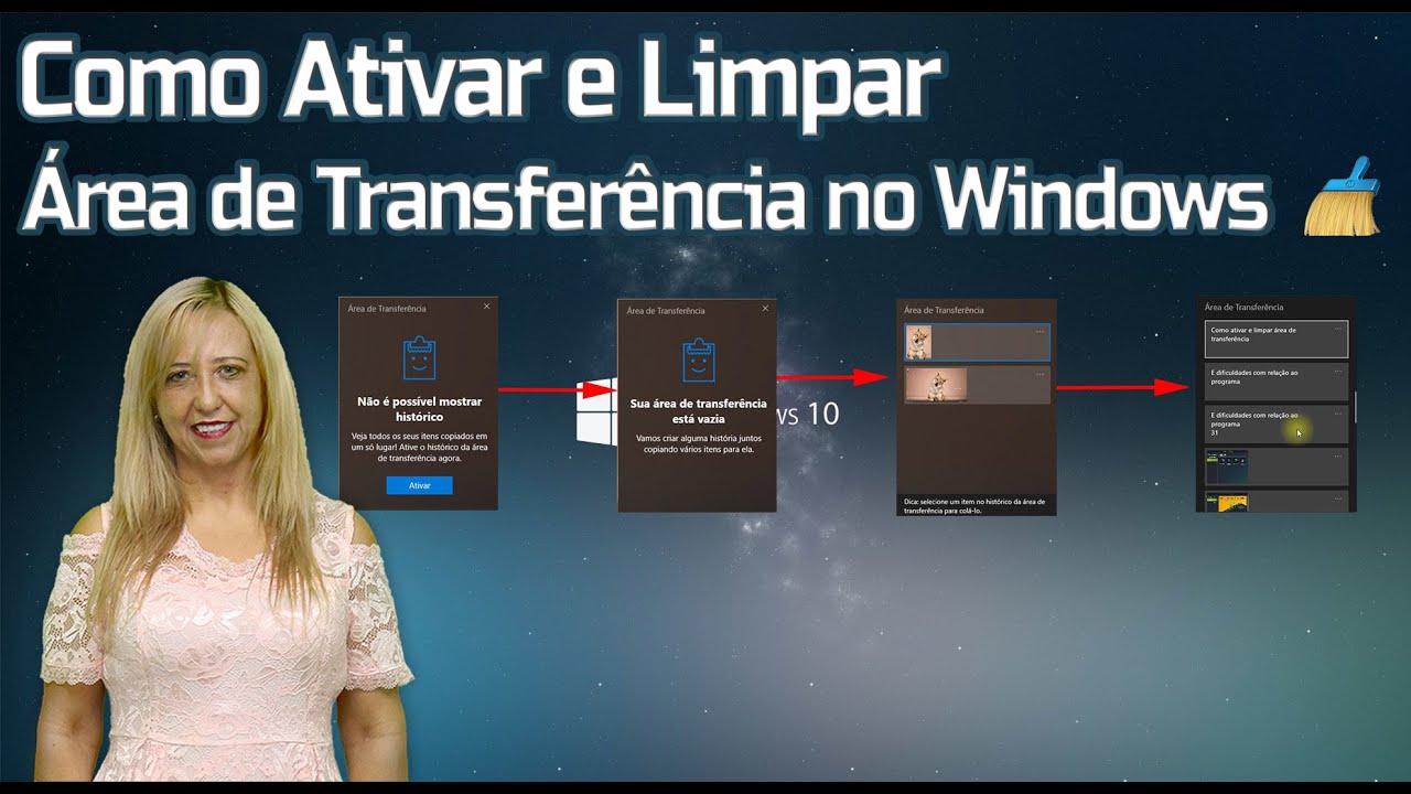 Como limpar area de transferencia do windows 1