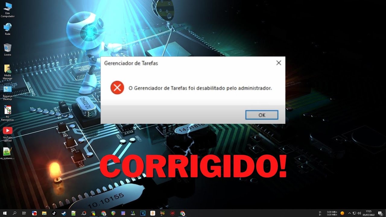 Como habilitar gerenciador de tarefas no windows 7 1