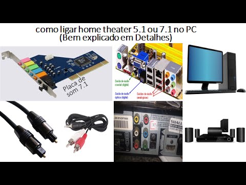 Como conectar o home theater no pc 5