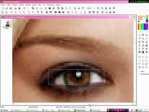 Como fazer maquiagem digital no photofiltre 1