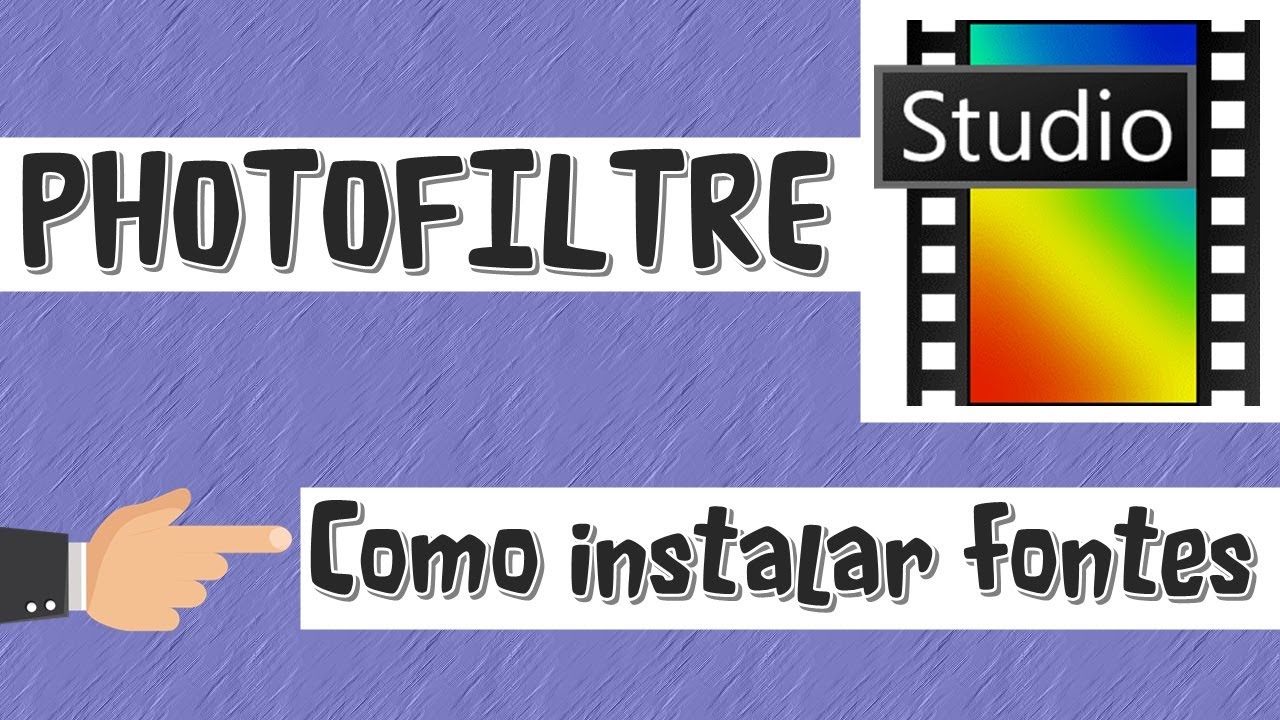 Como adicionar fontes no photofiltre 1