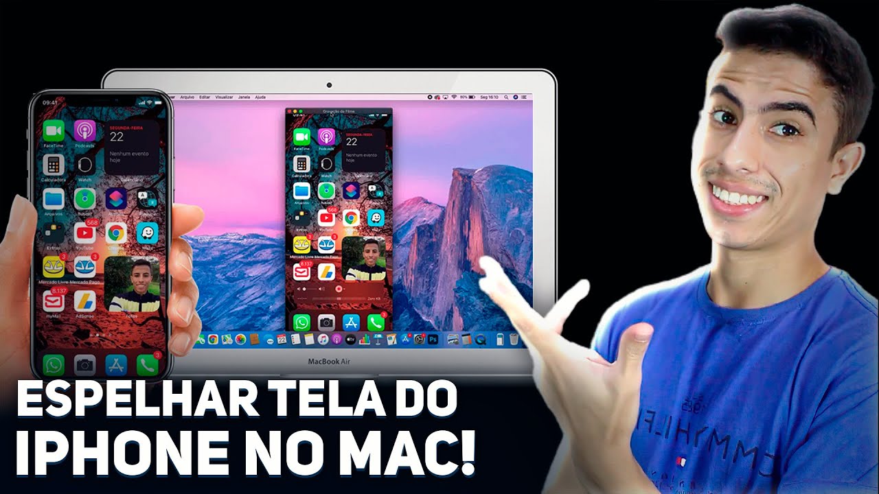Como espelhar tela de dispositivos ios no mac os x 1