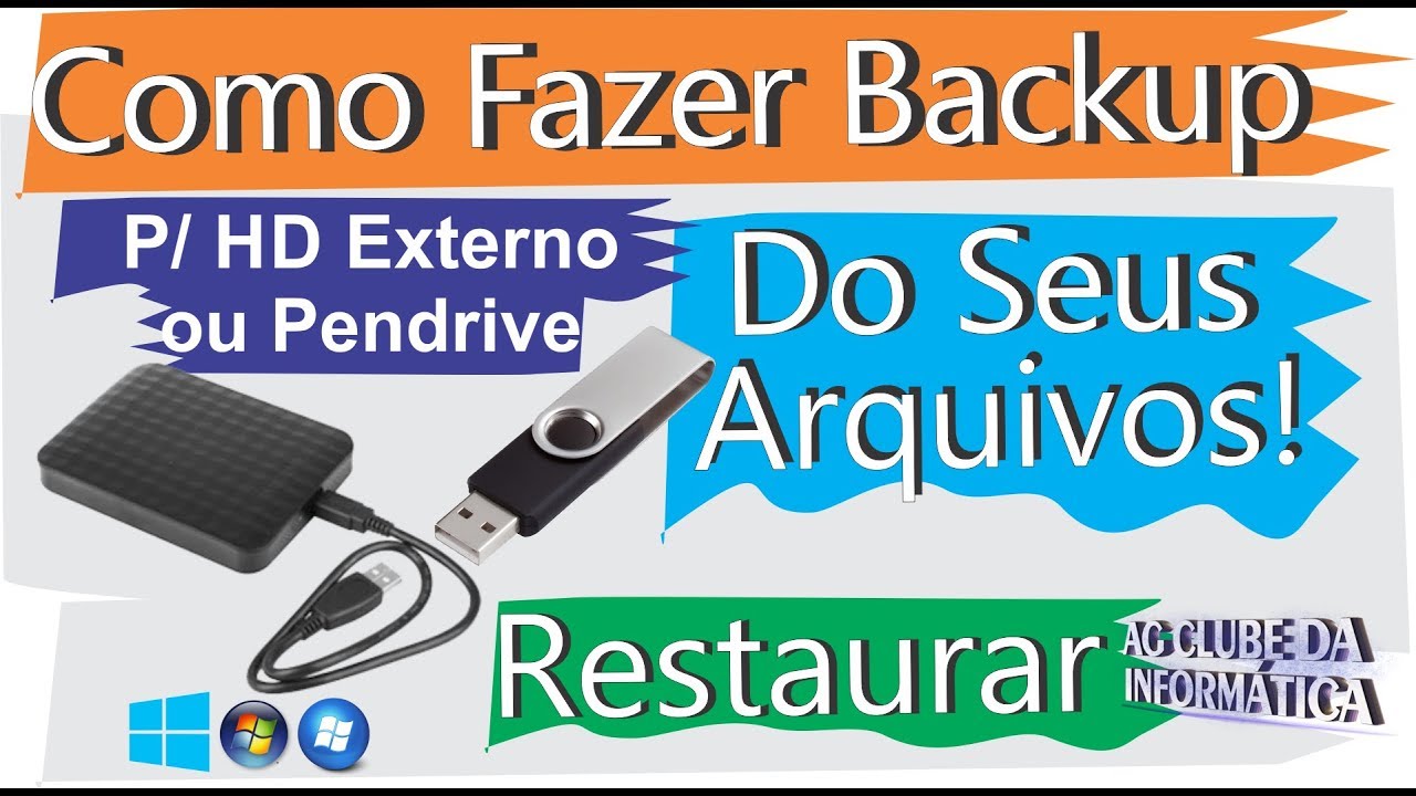 Como fazer backup no hd externo 1