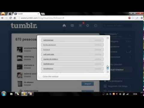 Como visualizar quem parou de te seguir no tumblr 1