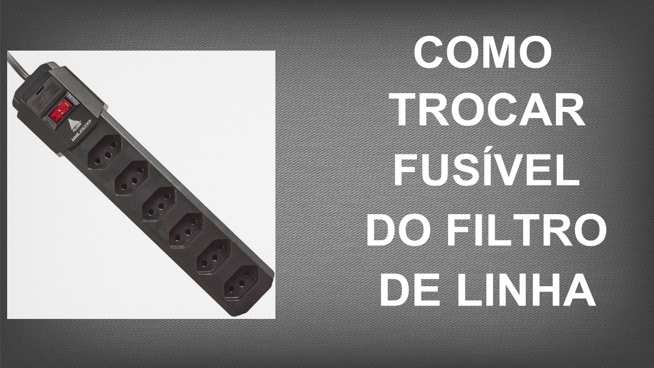 Como substituir fusiveis do filtro de linha e estabilizador do seu pc 7