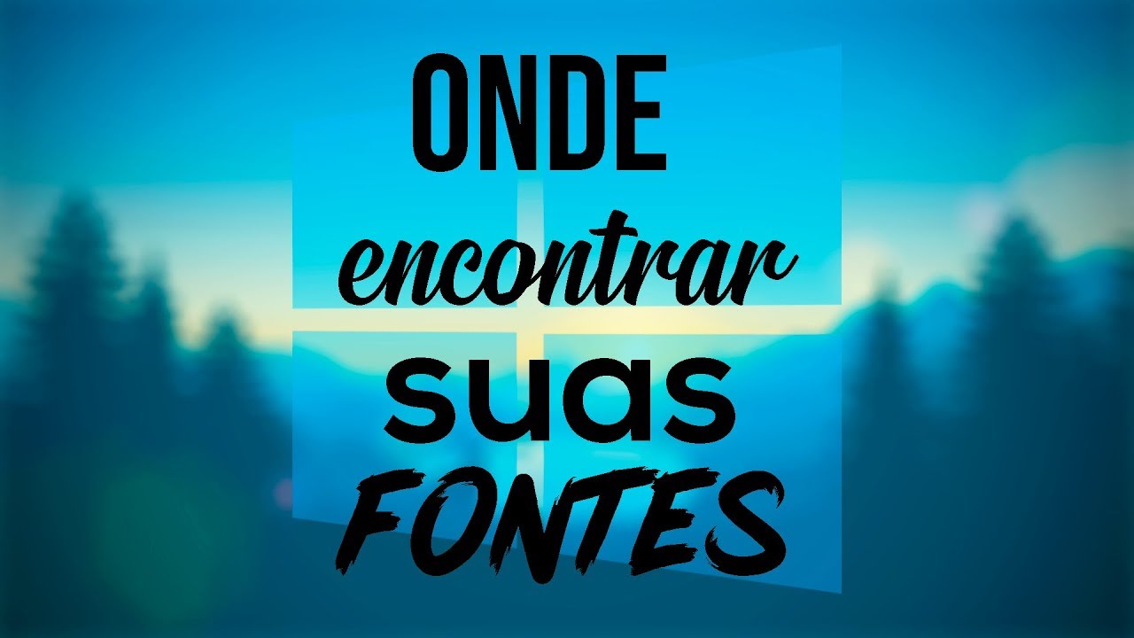 Como gerenciar e instalar fontes em seu computador 1