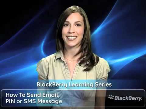 Como separar e mails de mensagens sms no blackberry 1
