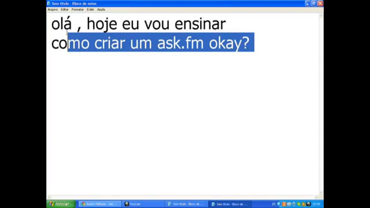 Como criar uma conta no askfm 1