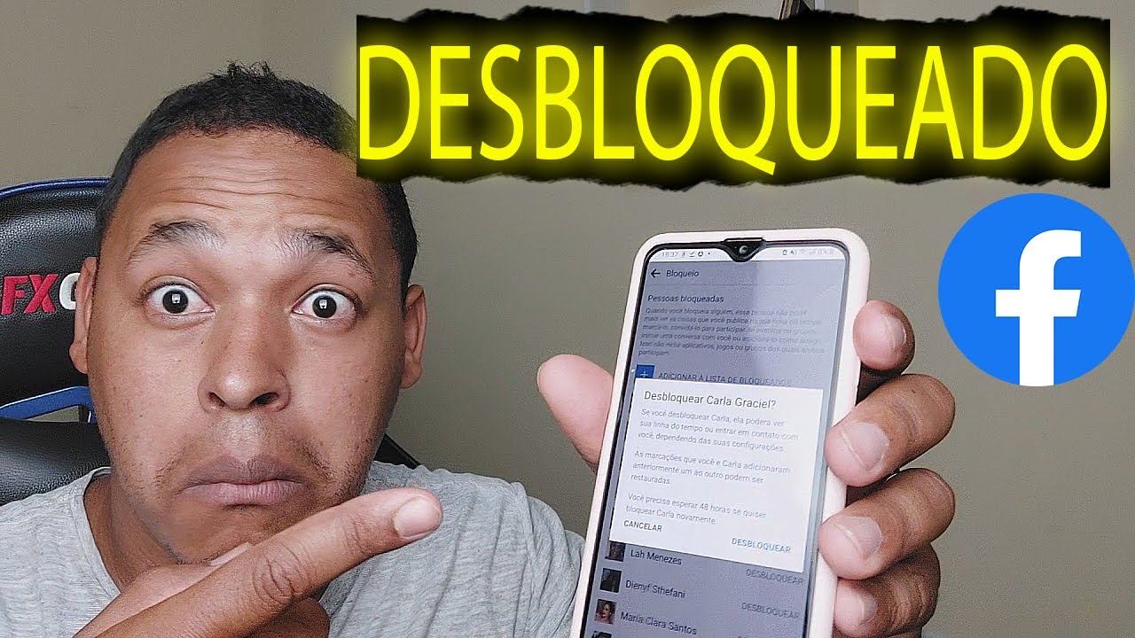 Como desbloquear alguem no facebook 1
