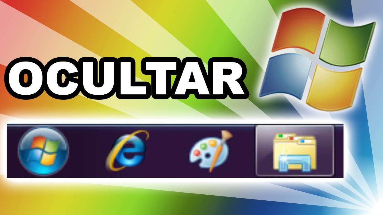 Como remover barra de tarefas do windows 7 1