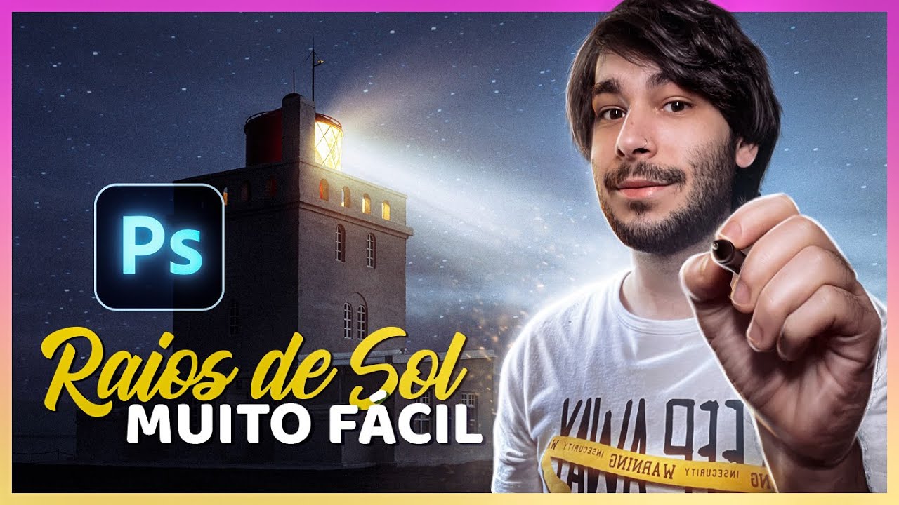 Como criar um raio usando o photoshop 1