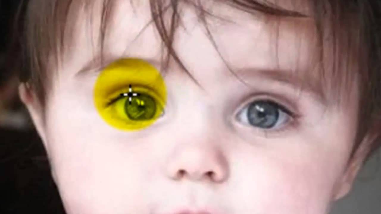 Como mudar cor dos olhos usando o photoscape 1