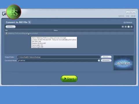 Como usar winavi video converter 1