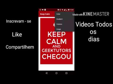 Como fazer um keep calm 1