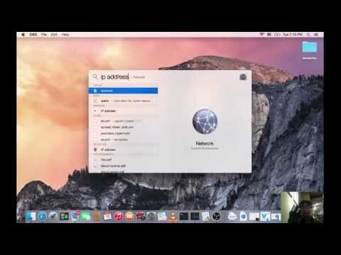Como descobrir o ip no mac os x 1