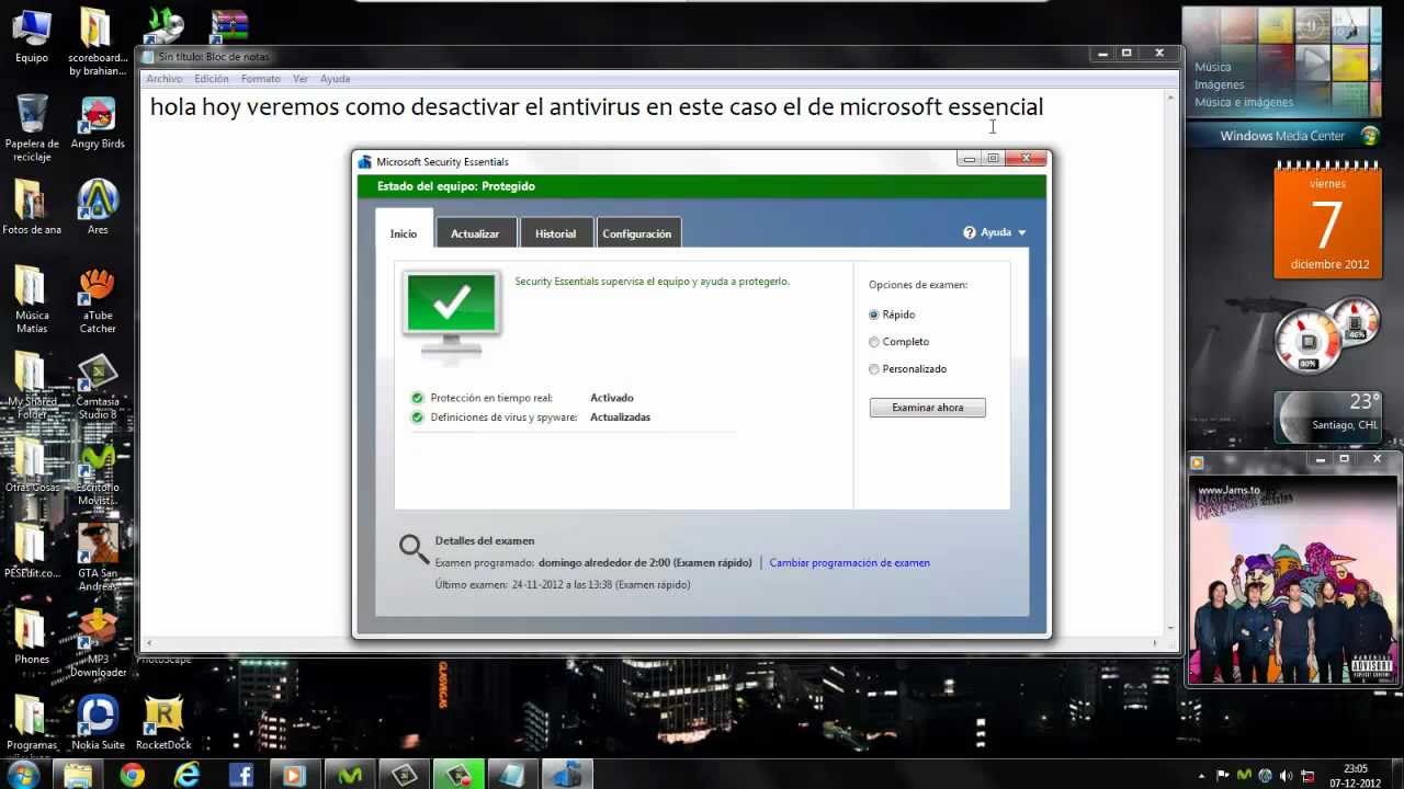 Como remover o microsoft security essentials 1