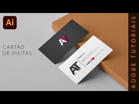 Como criar um cartao de visita com o adobe illustrator 1