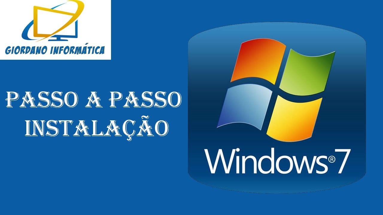 Como formatar o seu computador e instalar o windows 7 1
