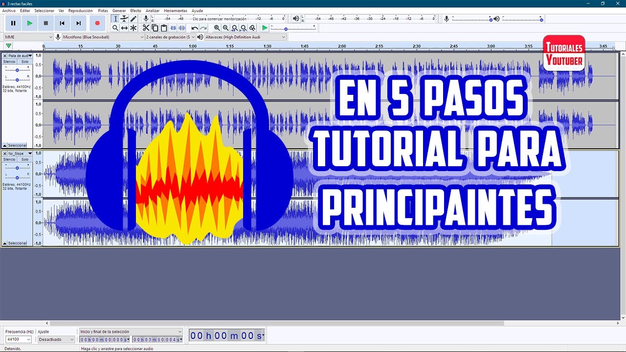 Como usar o audacity 1