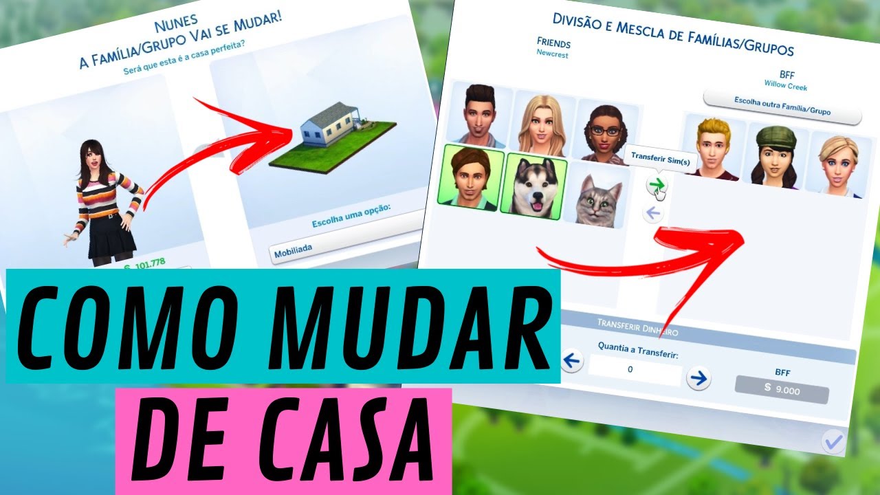 Como mudar a familia de cidade em the sims 3 1