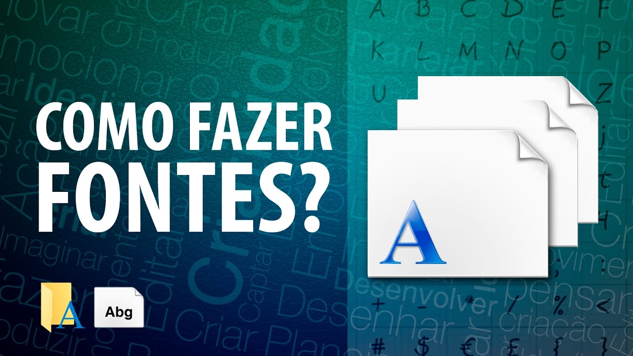 Como criar fontes personalizadas para windows 1