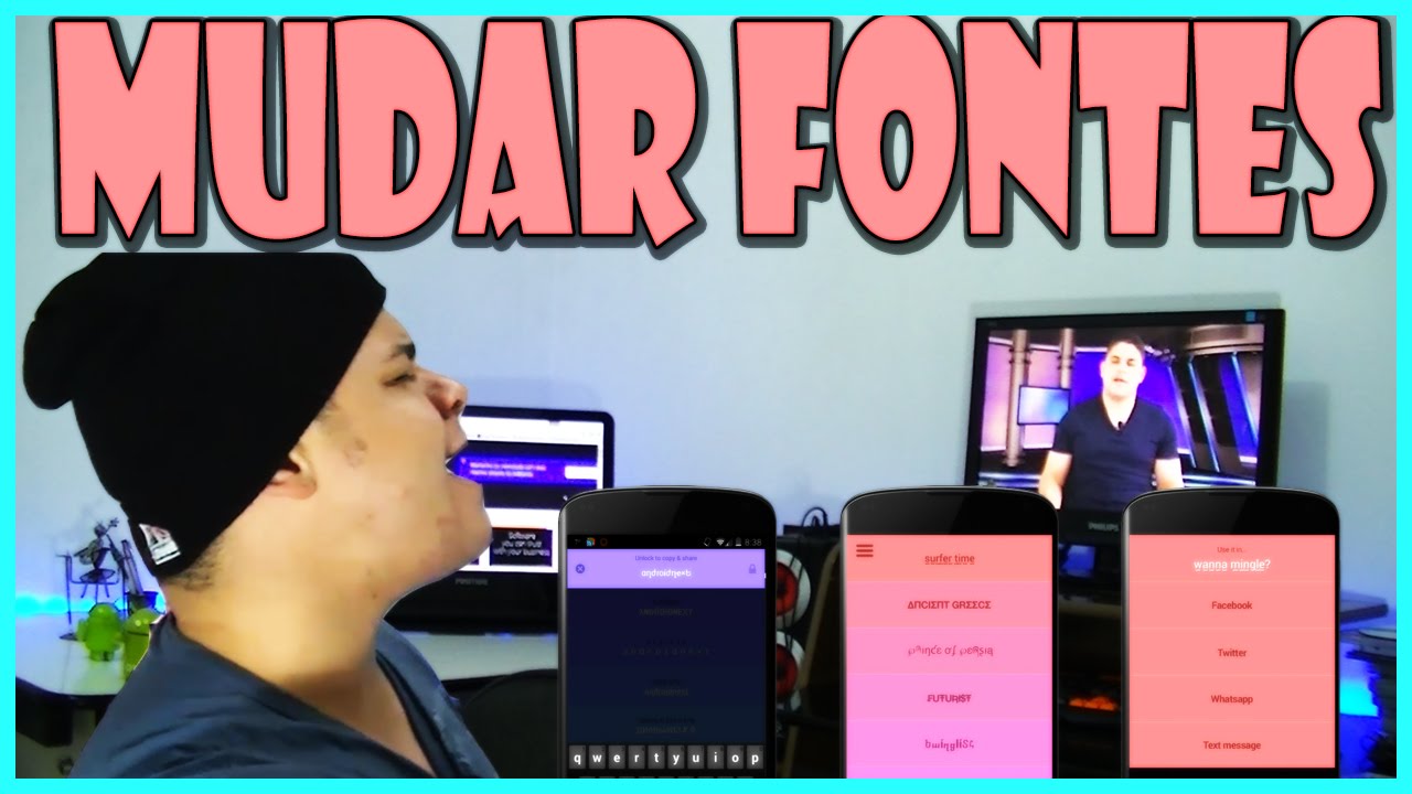 Como mudar a fonte no facebook e twitter 1