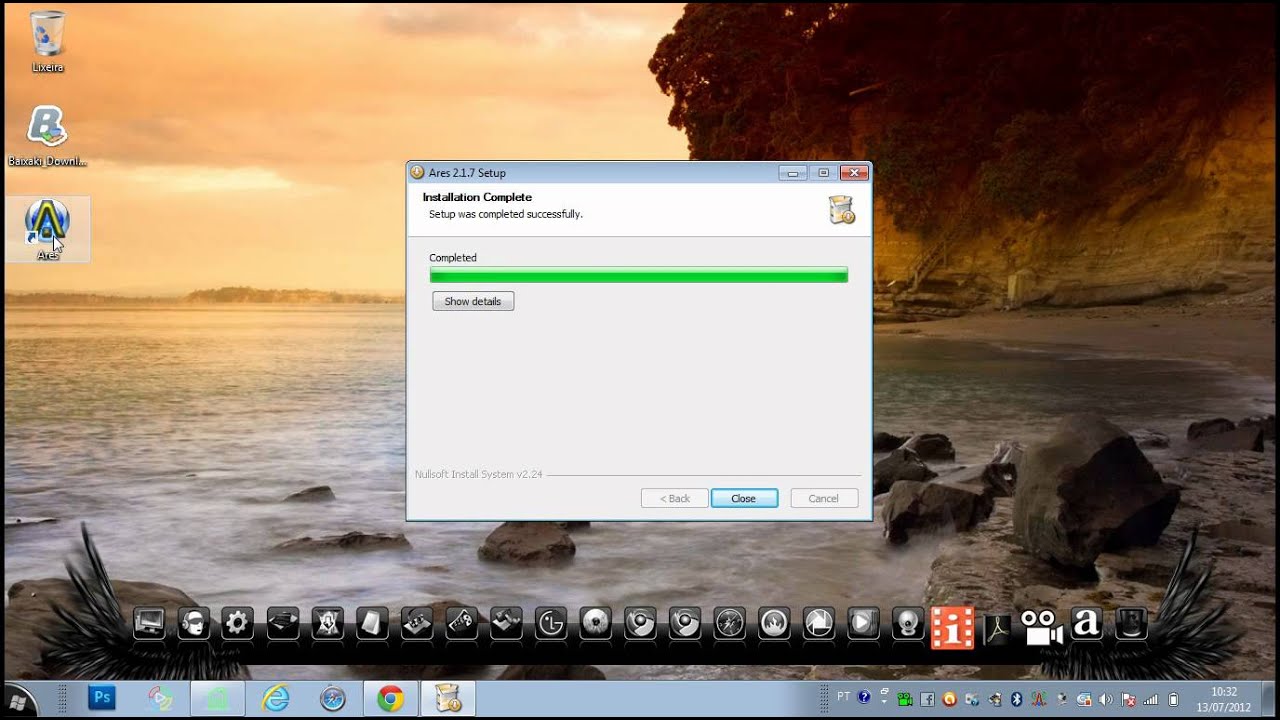 Como instalar e usar o ares galaxy 1