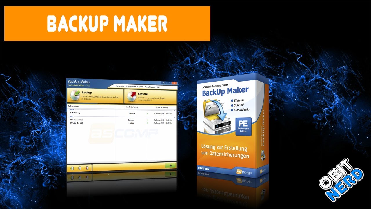 Como fazer um backup no windows usando o backup maker 1