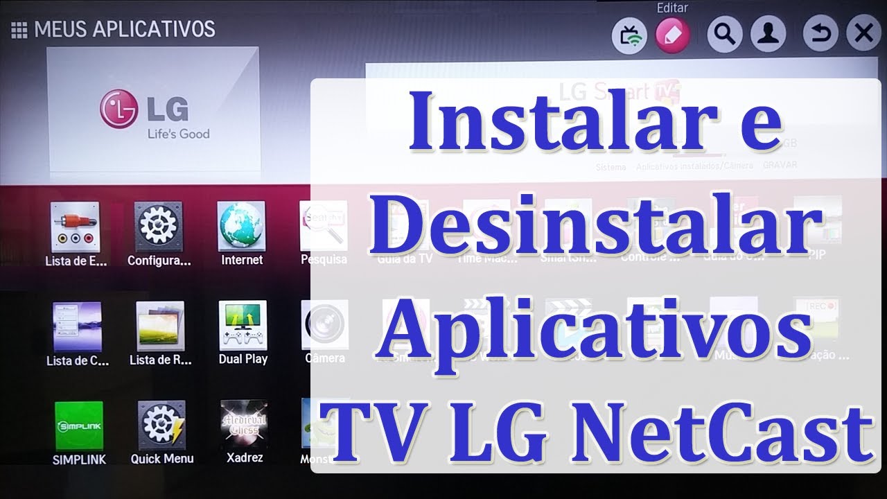 Como configurar o netcast e acessar internet em uma tv lg compativel 1