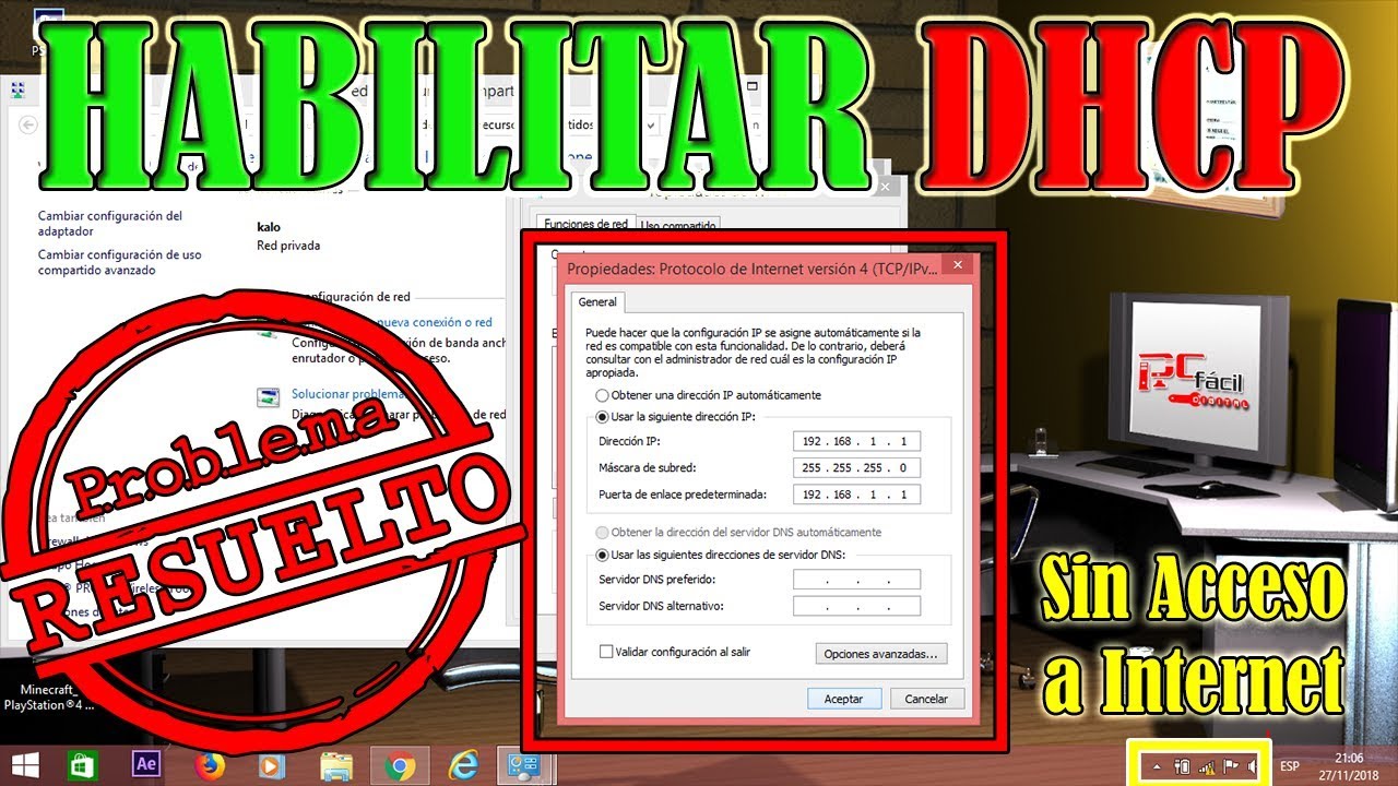 Como habilitar dhcp no windows 7 1