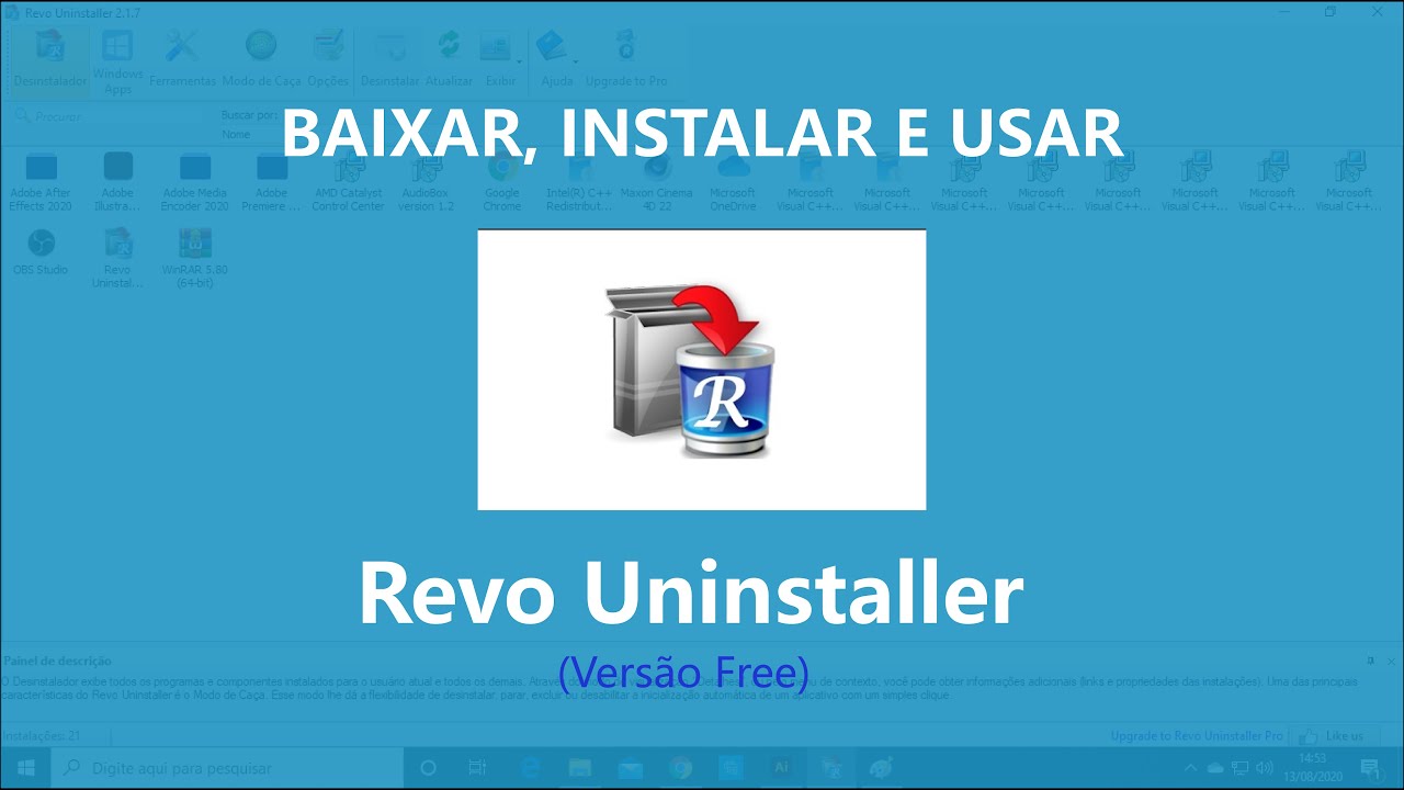 Como instalar e usar o revo uninstaller 1