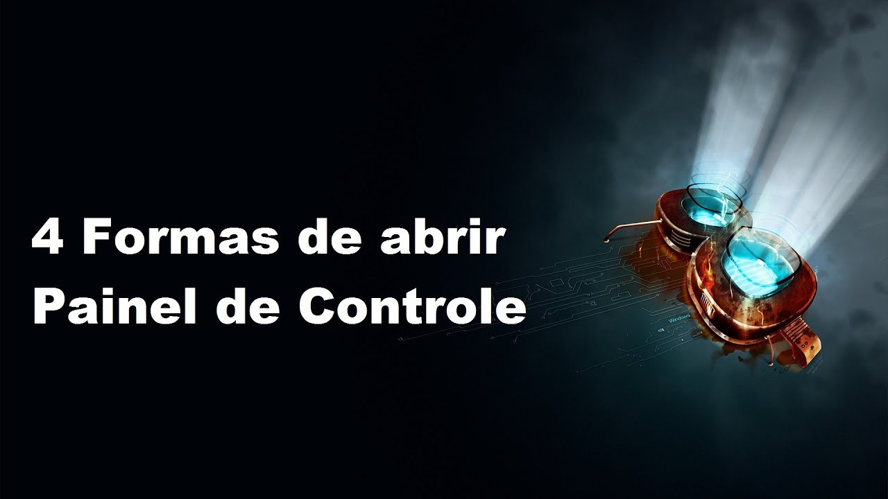 Como acessar o painel de controle no windows 8 1