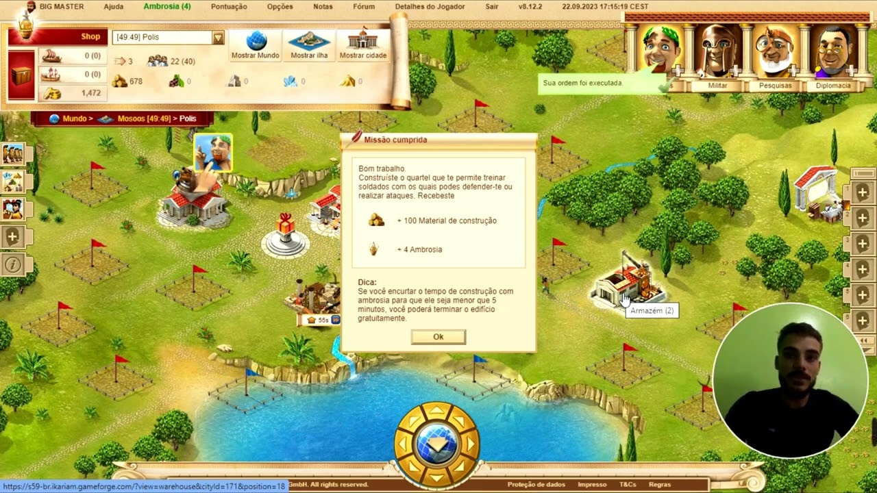 Como jogar ikariam 1