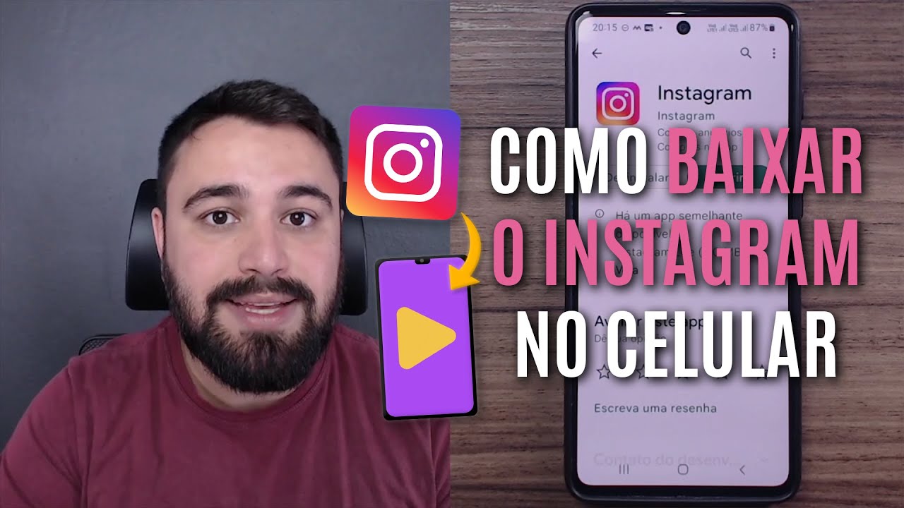 Como baixar o instagram no android 1