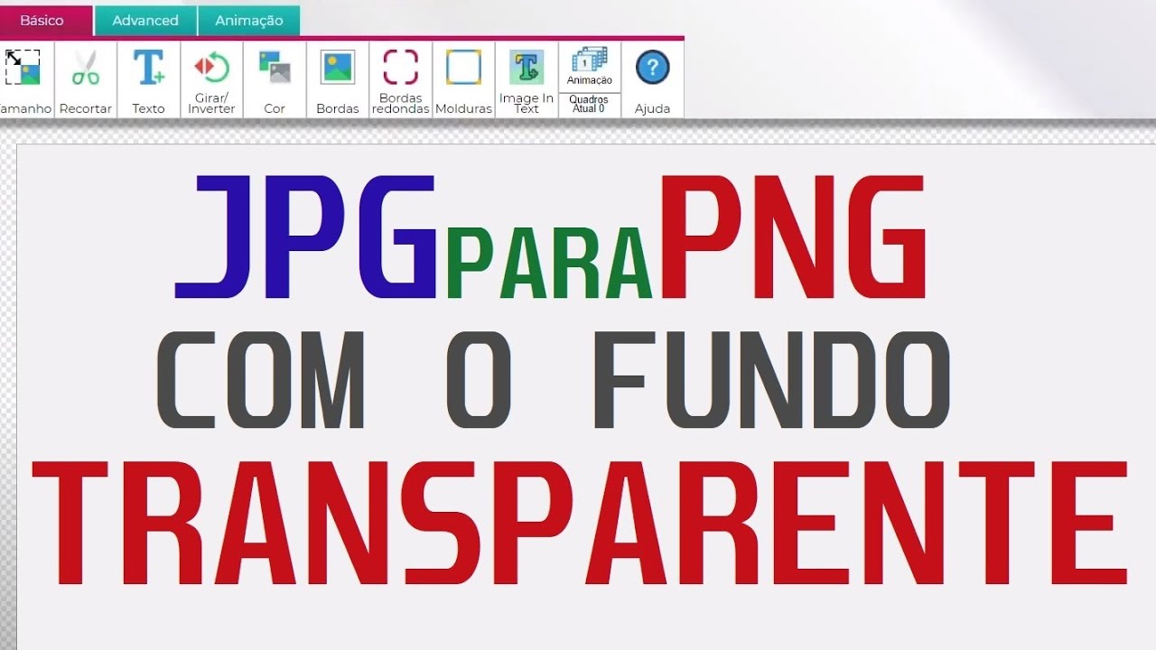 Como deixar suas imagens com fundo transparente 1