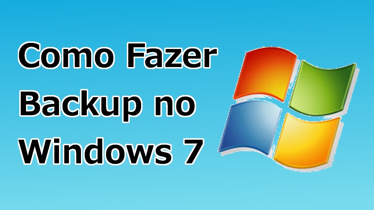 Como fazer backup no windows 7 1