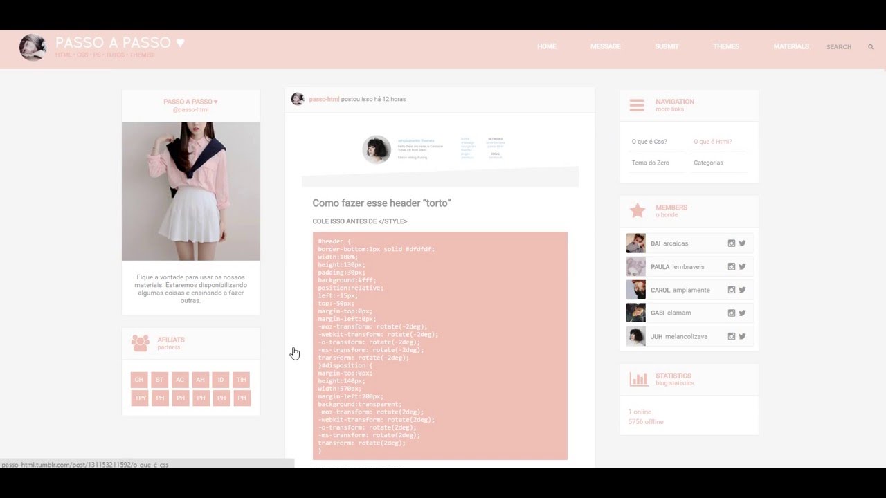 Como fazer temas para o tumblr 9