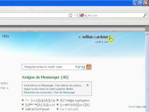 Como mudar senha do seu msn 1