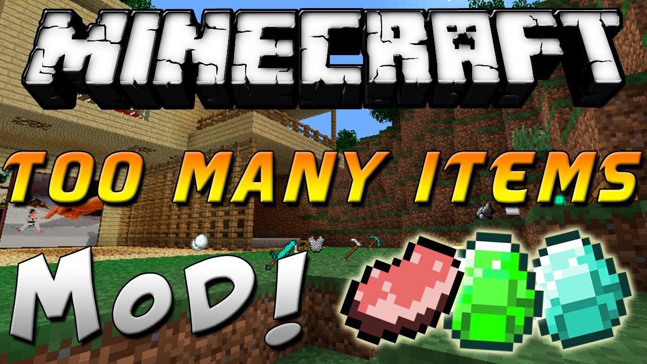 Como instalar too many items no minecraft 1