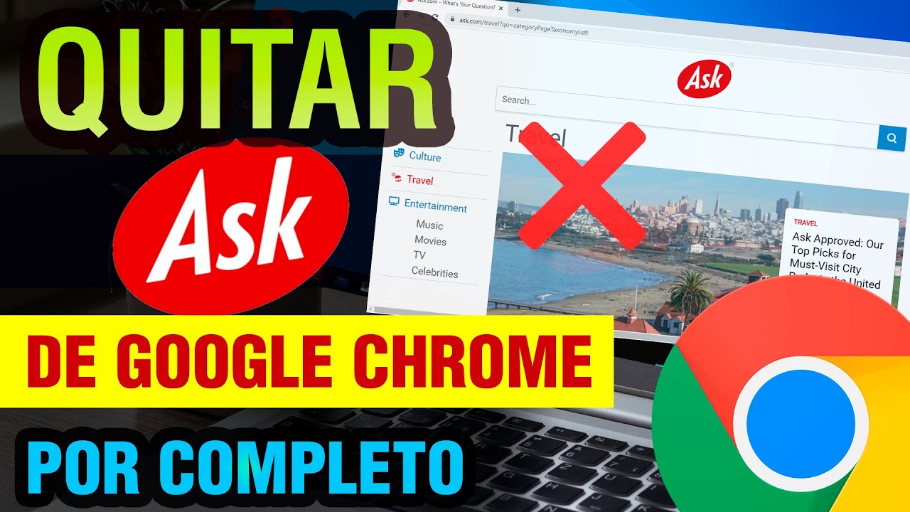 Como remover barra ask do google chrome 1