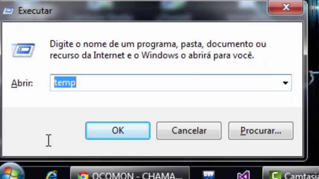 Como limpar os arquivos temporarios do seu windows 1
