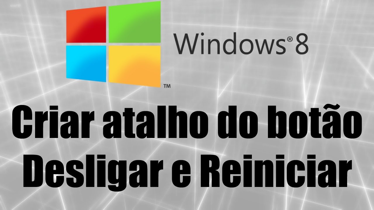 Como criar um atalho para desligar o windows 8 1