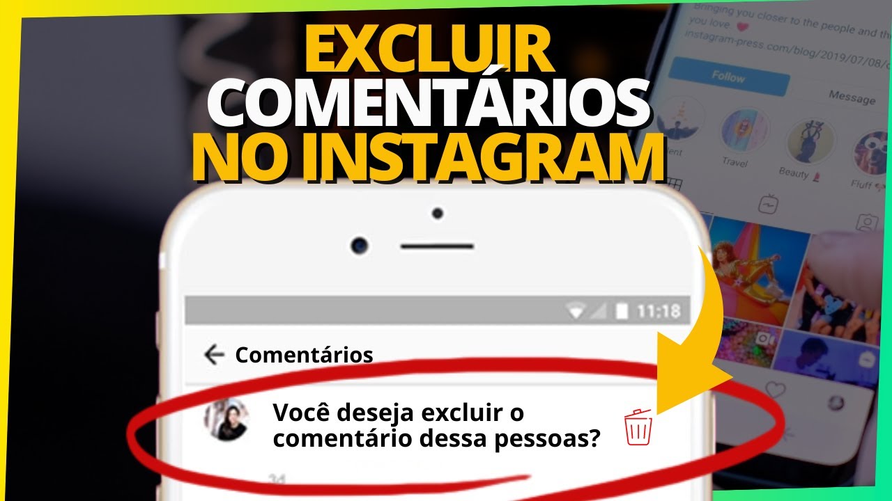 Como apagar comentarios nas suas fotos do instagram 1