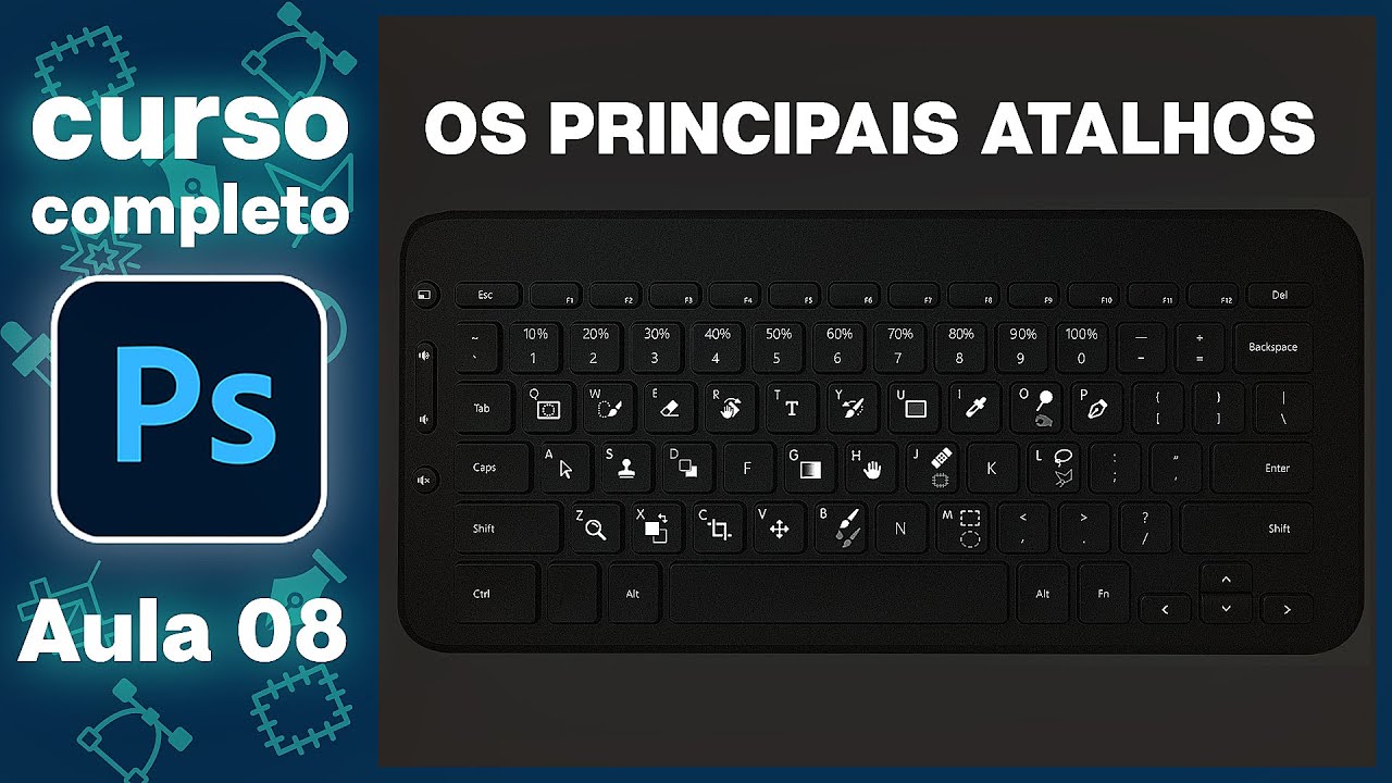 Como visualizar todos os atalhos do photoshop em uma lista 12