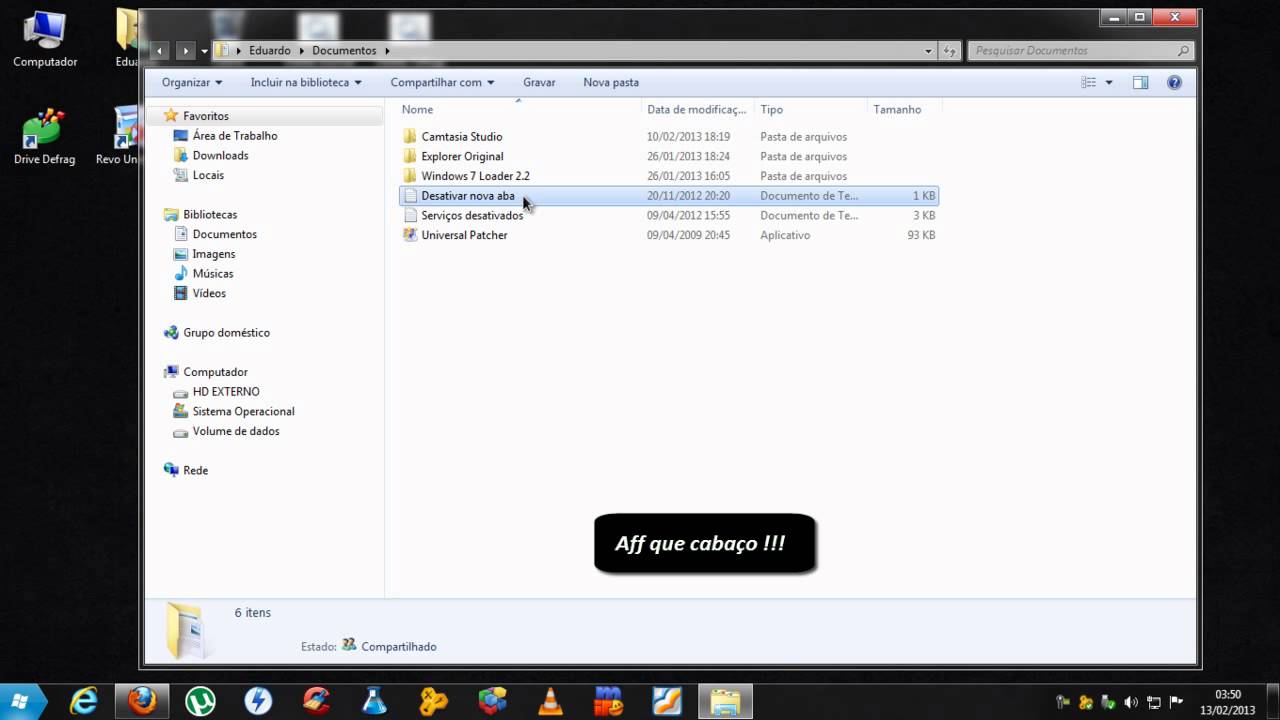 Como desativar a pagina de nova aba do firefox 13 1