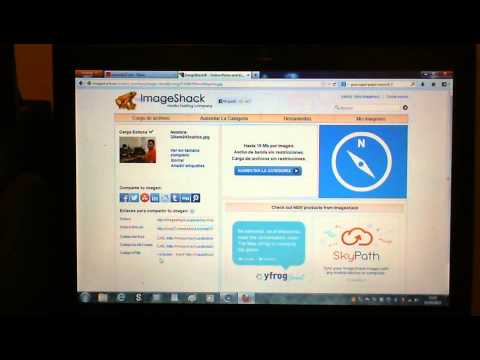 Como usar o imageshack 6
