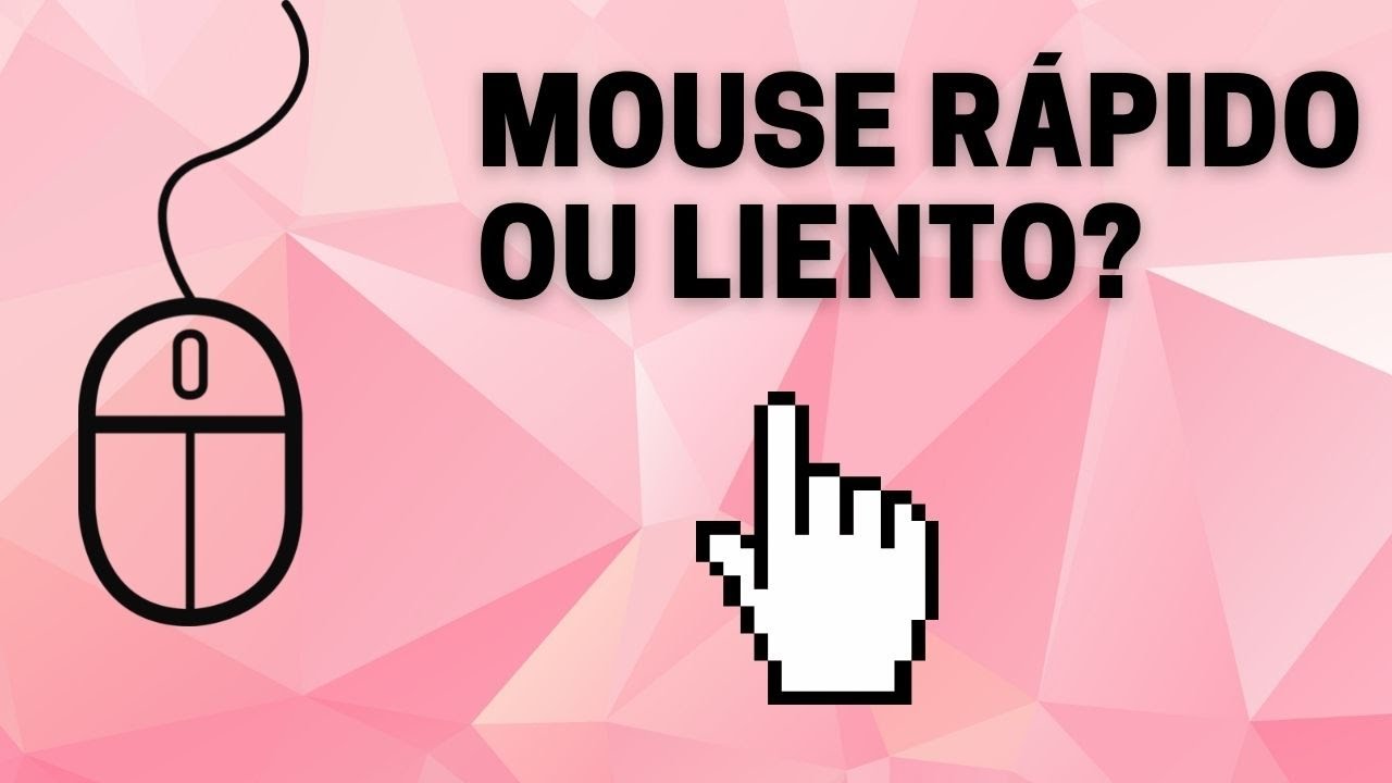 Como ajustar velocidade do ponteiro do mouse 1