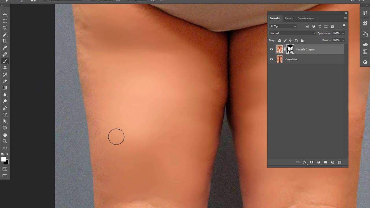 Como remover celulites com o photoshop 1